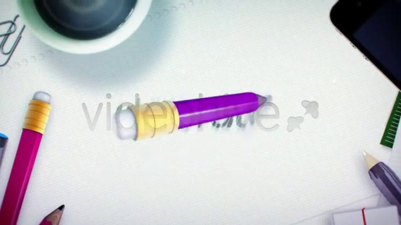 Magic Pencil Drawing - After Effects Template