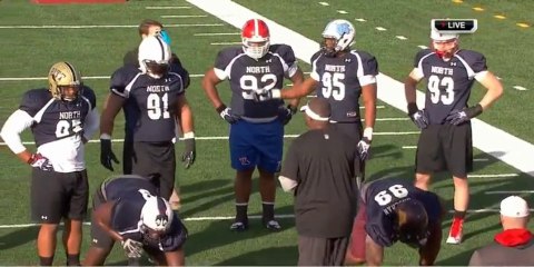 2014 Senior Bowl Practice Day 1 North Team