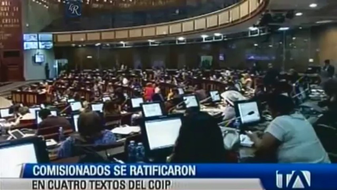 Comisión de justicia se allana a la mayoría de observaciones al COIP, Ecuador