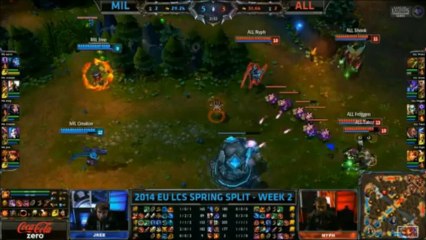 LCS EU Week 2 Day 1 - Alliance vs Millenium