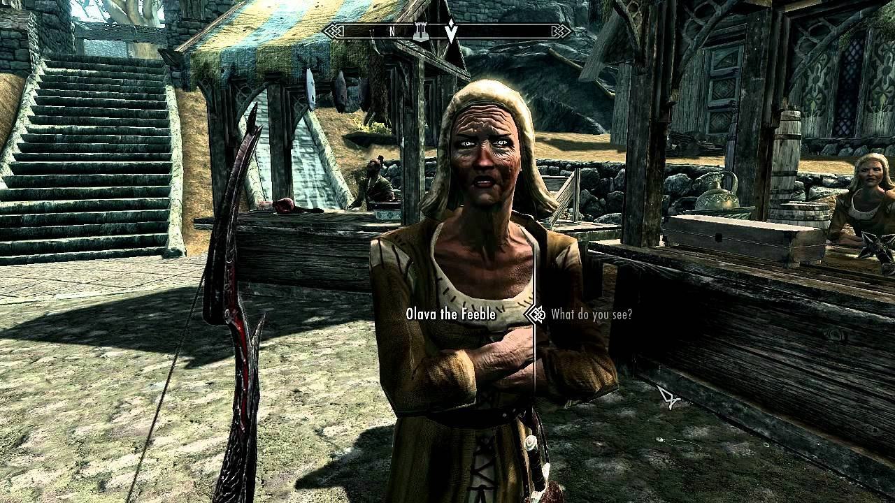 Skyrim Walkthrough: Ep. 99 Using Olava the Feeble's Services