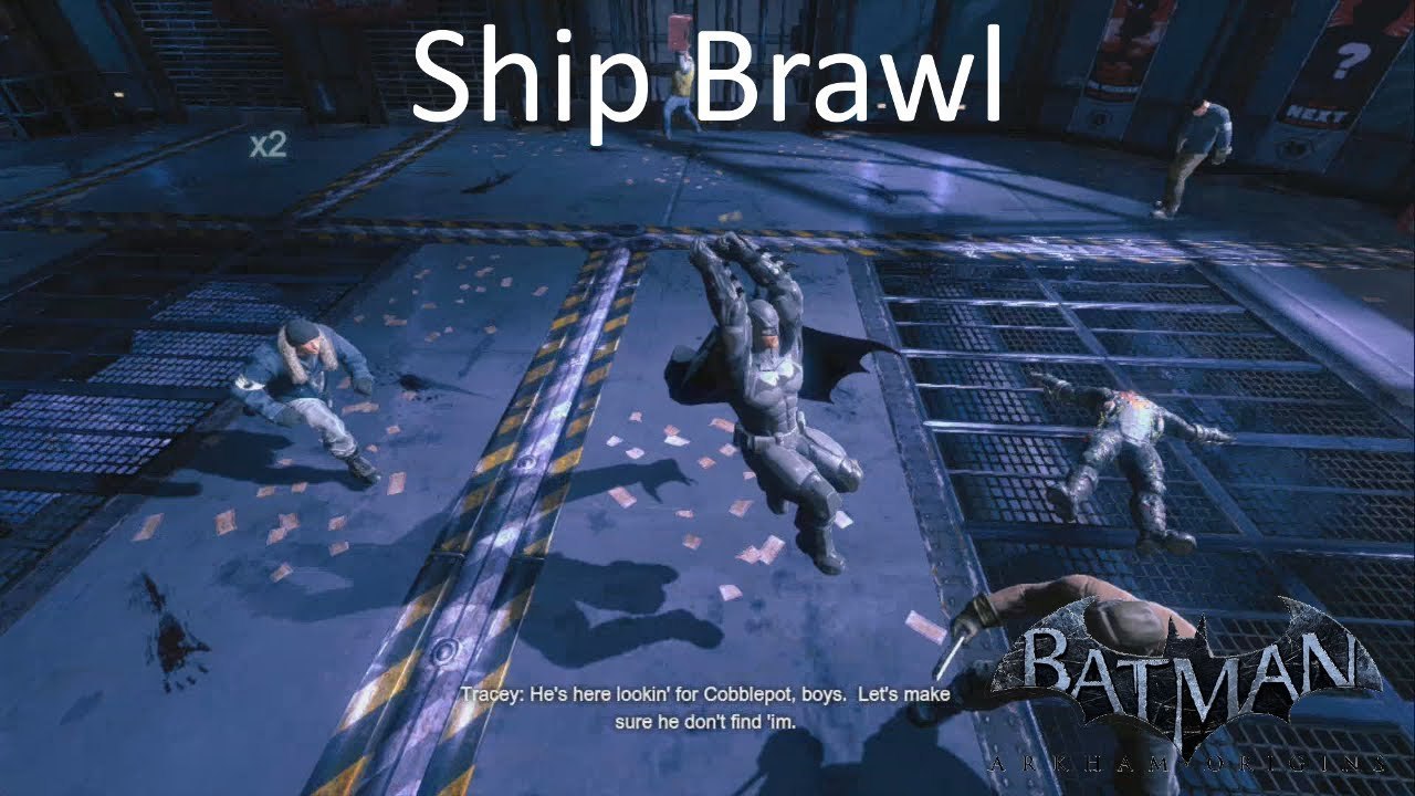 Ship Brawl Boiler Deck Hard Difficulty Batman Arkham Origins Xbox 360 PS3 PC