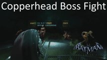 Beating Copperhead in the Boss Fight Batman Arkham Origins Xbox 360 PS3 PC