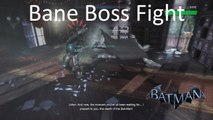 Beating Bane in the Boss Fight Batman Arkham Origins Xbox 360 PS3 PC