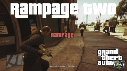 How to Complete Rampage Two GTA V Guide XBOX 360 PS3 PC