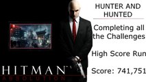 Hitman Absolution Challenge Guide: Completing the Challenges, Hunter and Hunted, High Score (741751)