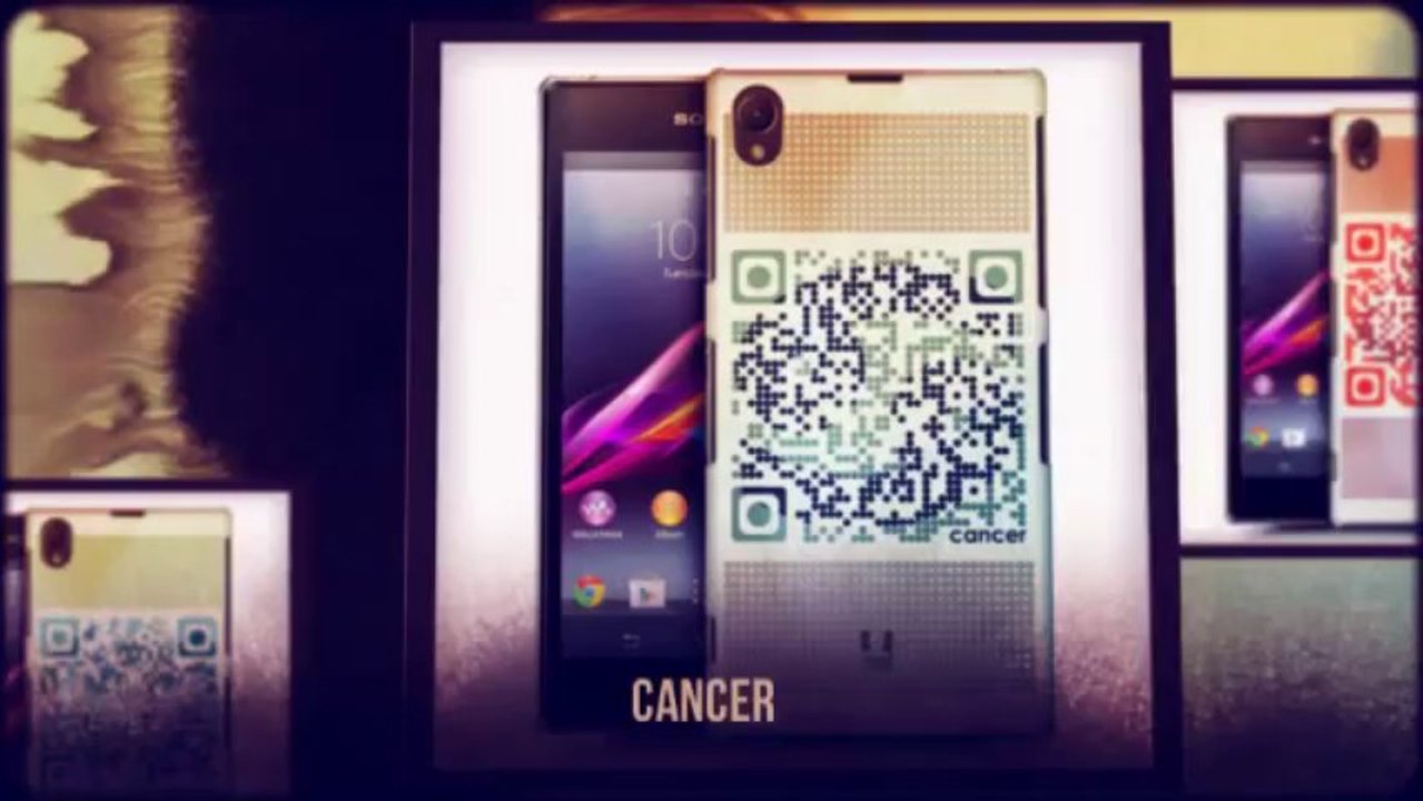 Head Case Zodiac QR Code Protective Back Case for Sony Xperia Z1 C6902