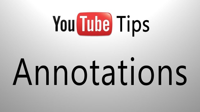 YouTube Tips Annotations