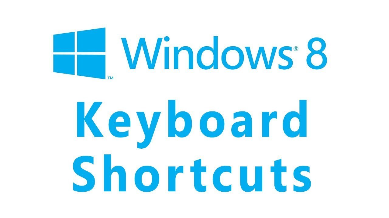 Windows 8 Keyboard Shortcuts
