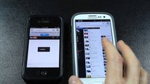 Samsung Galaxy SIII and iPhone 4 Comparison
