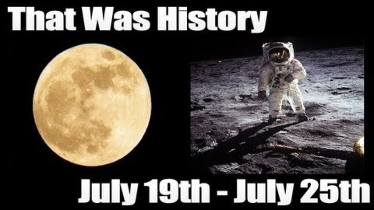 A Week In History: Man Walks On The Moon & More