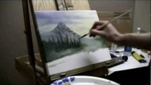 Misty Morning - Time Lapse by Young Acrylic Artist - Brandon Schaefer