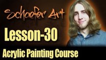 30 - Transferring Details and Drawing to Canvas Revisited - Acrylic Painting Course