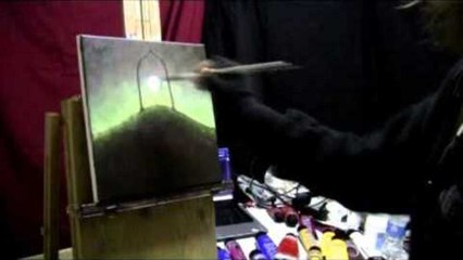 Fantasy Forest - Acrylic Landscape Time Lapse Painting