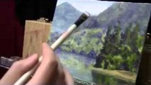 Acrylic Glazing Technique Demonstration - Water Reflections and Depth