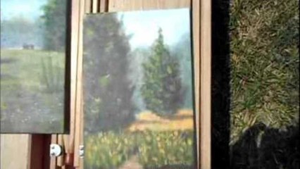 Willow Rock Gardens - Plein Air Painting with Brandon Schaefer Acrylic Artist