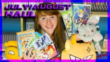 JULY/AUGUST HAUL: SAILOR MOON, VIDEO GAMES, AND MY BIRTHDAY!