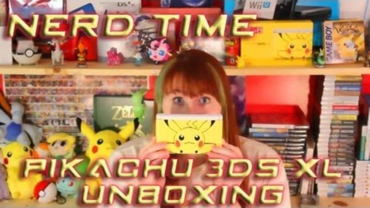 NERD TIME: Pikachu 3DS XL Unboxing