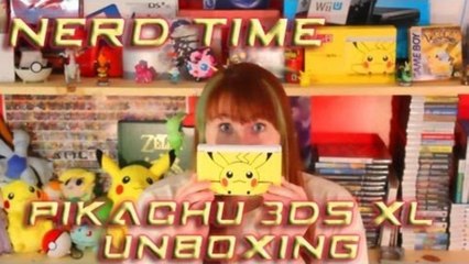 NERD TIME: Pikachu 3DS XL Unboxing
