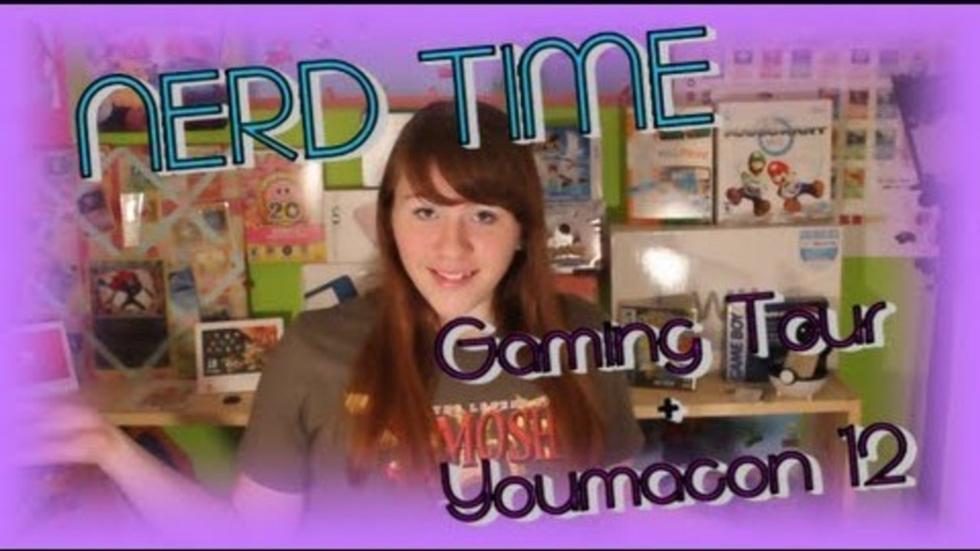 NERD TIME: Gaming Shelf and Setup Tour + YOUMACON 2012