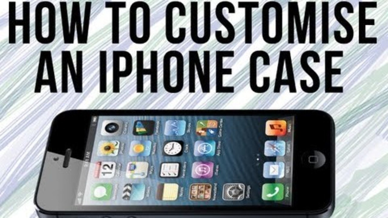 HOW TO CUSTOMISE AN IPHONE CASE!