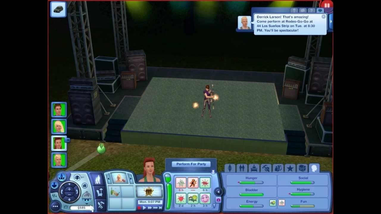 Let's Play : The Sims 3 Showtime (Part 8) - Making Love ♥ w/ Commentary