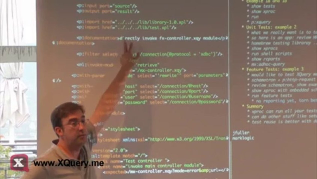 XProc Test Runner for XQuery - Jim Fuller