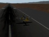 X-plane P51 Warbird atterrissage à Reno