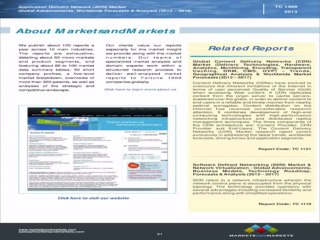 Application Delivery Network ADN Market 2018
