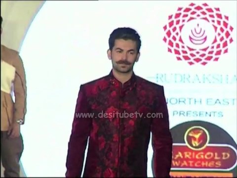 A Hot look of Neil Nitin Mukesh during the ramp walk for Rohit Verma