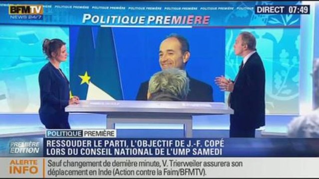 Politique Première: Conseil national: Jean-François Copé veut ressouder l'UMP - 24/01