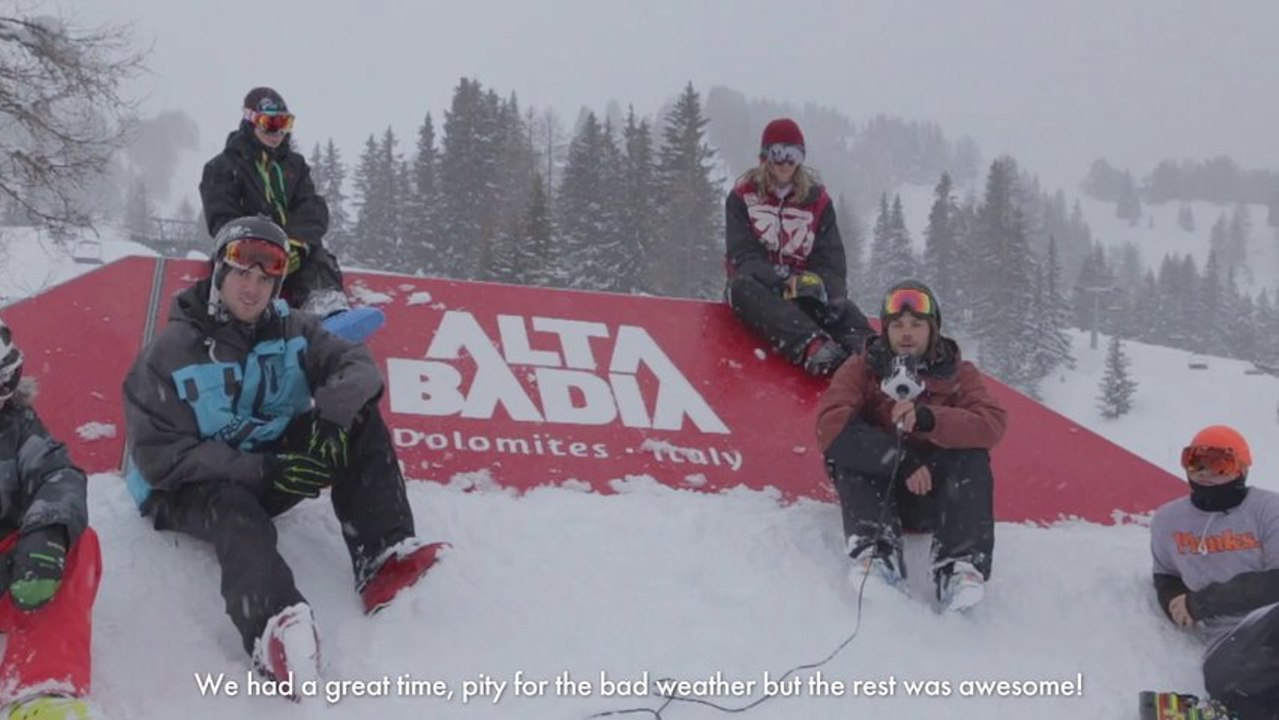 Snowpark Alta Badia: VIP Freeski Pro Coaching - 18.01.2014