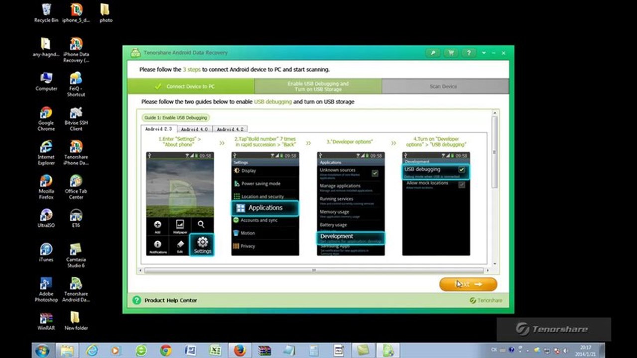 How to Recover deleted photos from Android  phone