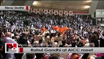 Rahul Gandhi at AICC meet thanks Dr Manmohan Singh, Sonia Gandhi
