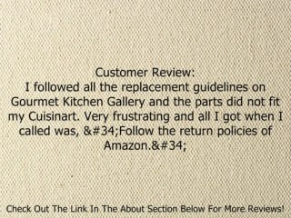 Cusinart Small Pusher Review