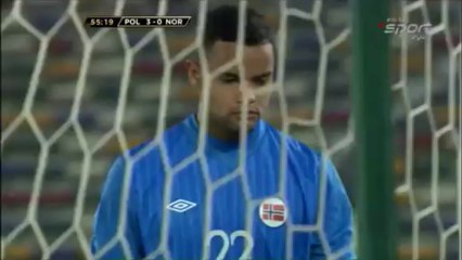 Polska - Norwegia 3:0 Karol Linetty 18.01.2014