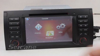 Popular BMW M5 sat nav system with steering wheel control Dual zone function