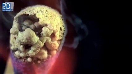 Slow motion d'allumette qui s'enflamme