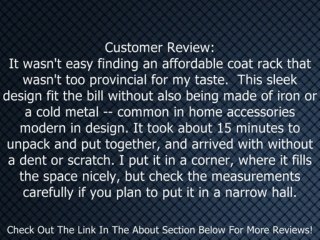 Adesso Contour Coat Rack, Black Review