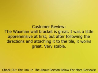 Waxman 7757600 Shower Arm Wall Bracket, White Review