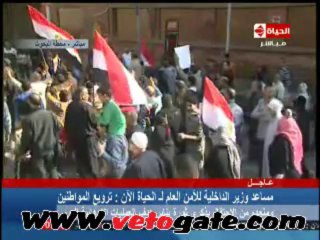 اتصال مساعد وزيرالداخلية على قناة الحياة