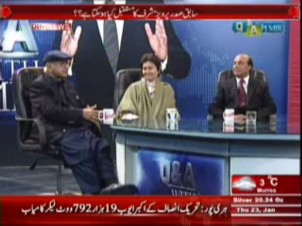 Q & A with PJ Mir (Sadar Parvez Musharraf Ka Mustaqbil Kya Ho sakta Hai ???) 23 January 2014 Part-3