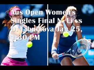 Watch Live Cibulkova Face Li 25 Jan 2014