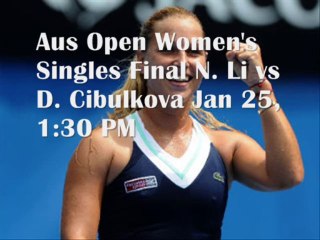 Live Cibulkova Face Li 25 Jan 2014