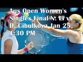 Watch Live Cibulkova Face Li 25 Jan 2014 Tv