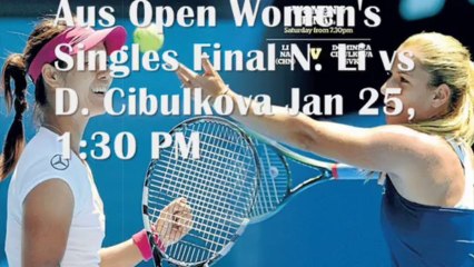 Live Cibulkova Face Li 25 Jan 2014 Tv