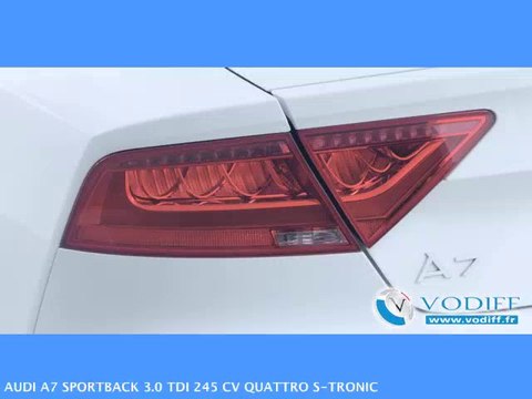 VODIFF : AUDI OCCASION ALSACE : AUDI A7 SPORTBACK 3.0 TDI 245 CV QUATTRO S-TRONIC