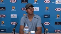 Rafael Nadal Press conference after SF at Australian Open 2014