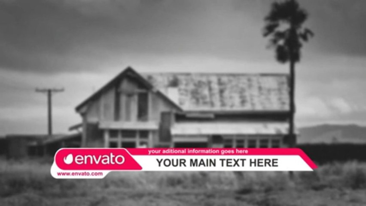 Lower Third Videohive After Effects Template