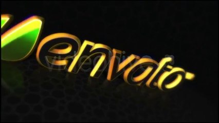 3D Golden Bevel Logo - After Effects Template